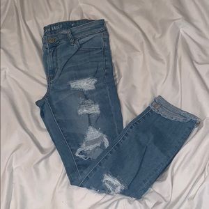 American eagle cropped jeans